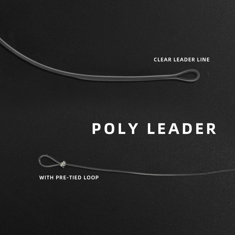 SF Fly Fishing Polyleader Monofilament Core Leader Line Fly Line for Trout Intermediate IPS1.5#Clear 7FT 12LB - Image 4